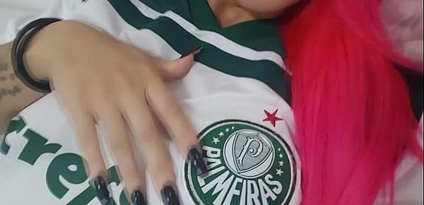  Débora Fantine - Gostosa no Brasileirão - Homenagem ao Líder Palmeiras